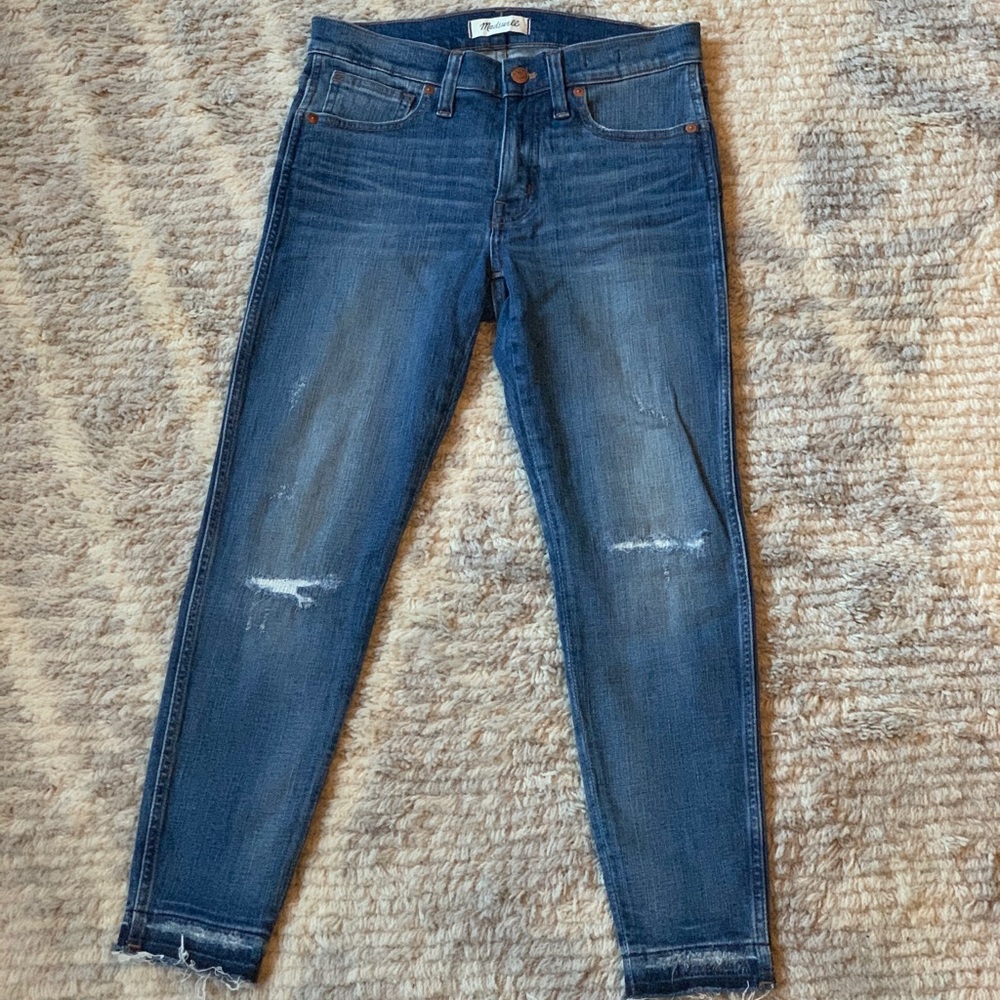 Madewell 9” High Rise Skinny Jeans, 27 Petite